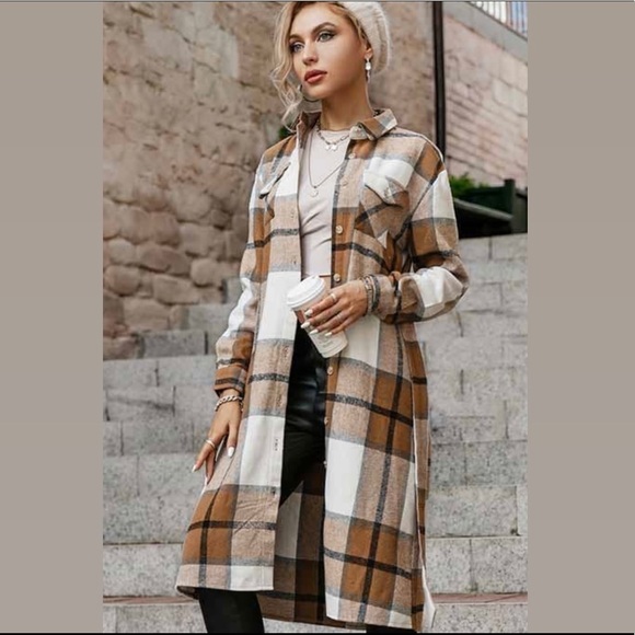 NWT! STUNNING Boutique Plaid Dress/ Jacket! 🌸 - Picture 3 of 9